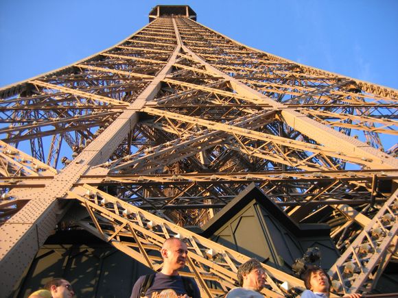 Eiffel Tower looking Up