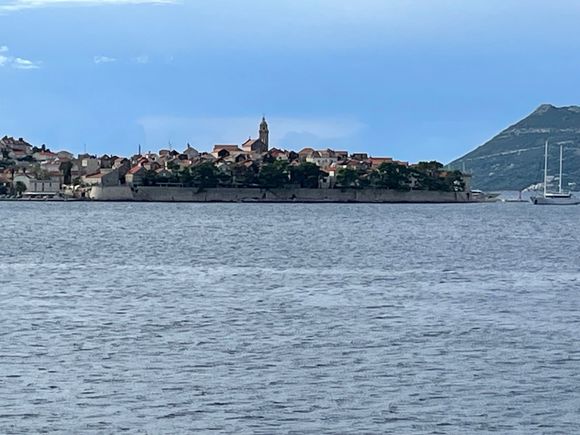 Korcula from the ferry