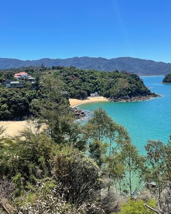 Looking out over Breaker Bay from another lookout. We biked up there just as well we had E bikes!