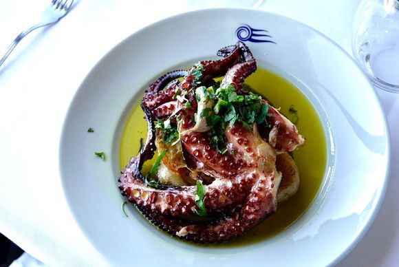 Octopus!!!! So good when cooked right.