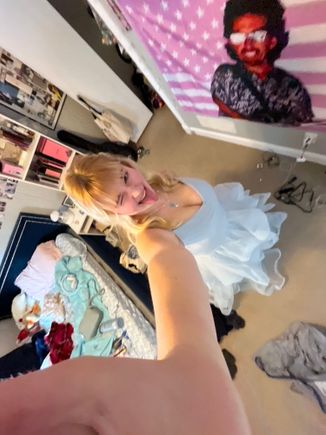 silly photo from my oldest granddaughter. She is now 18. Damn, I'm getting old!