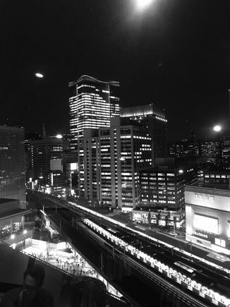 Ginza at night before I checked out Uniqlo.  FF miles got me here😉.  Didn’t buy the jacket.