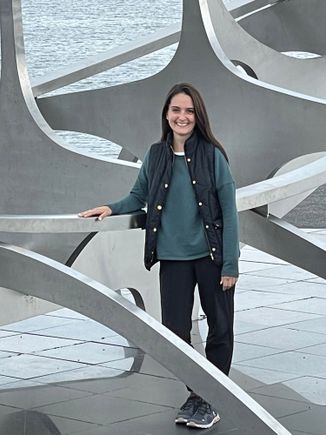 The Sun Voyager and my little Nordic friend. 