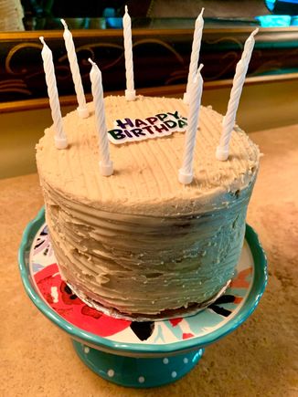 Mom never made a four layer spice cake. Joyce outdid herself.