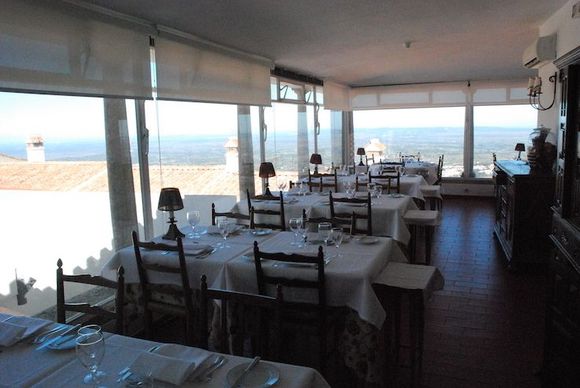 The views from the Pousada's dining room