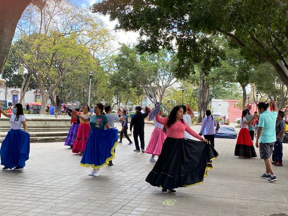 Dancing in the park 
