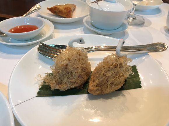 Sausage and shrimp  dim sum