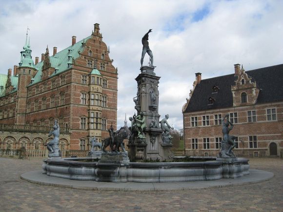 Neptune Fountain  at Fredricksborg Castle  in Denmark