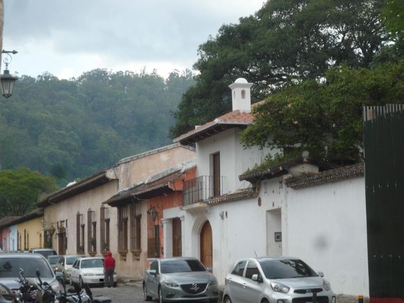 Typical street in Antigua.