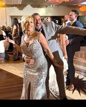 Mother of the groom and her boyfriend 