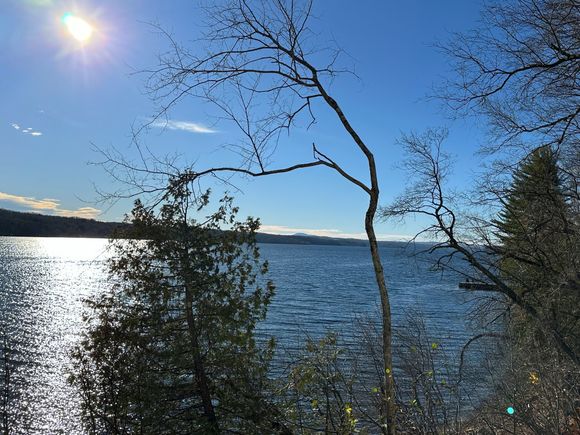 View from our balcony. 