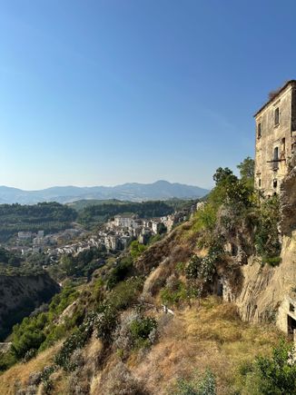 View of the calanches of Tursi...those folds in the landscape typical to some parts of Basilicata, places with which I have fallen in love...