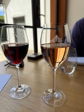 Our excellent wines at Coombe!