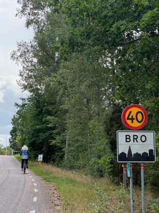 This is the very small town of Bro Sweden.