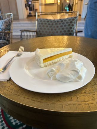 Afternoon cake and tea