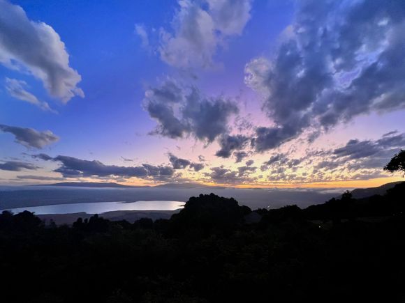 Sunrise view from Ngorongoro Crater Lodge