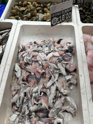 Look at these gorgeous hake cheeks!!