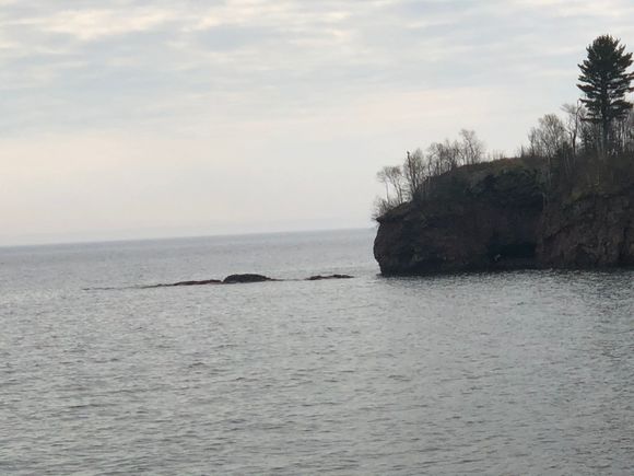 the view from our room, a mini cove