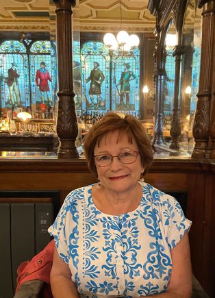 Karen at the Cafe Royal
