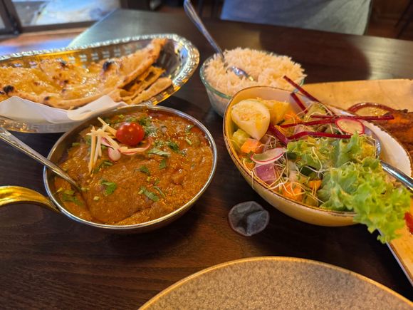 Our awesome Indian dinner at Bombay Palace!