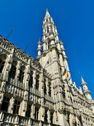 Look at all those statues! We did a mini tour of the City Hall, which included a climb to the top of the tower, which was fantastic.