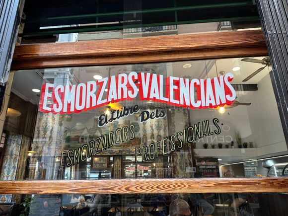 Typical Valencian "brunch"