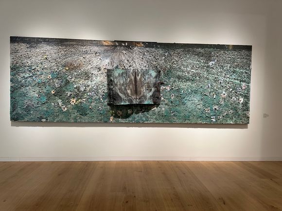 Anselm Kiefer, one in a room devoted to his paintings