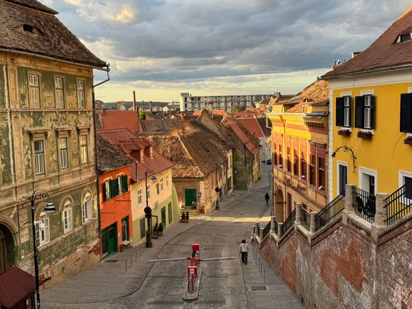 Another view of Sibiu, our favorite city in Romania
