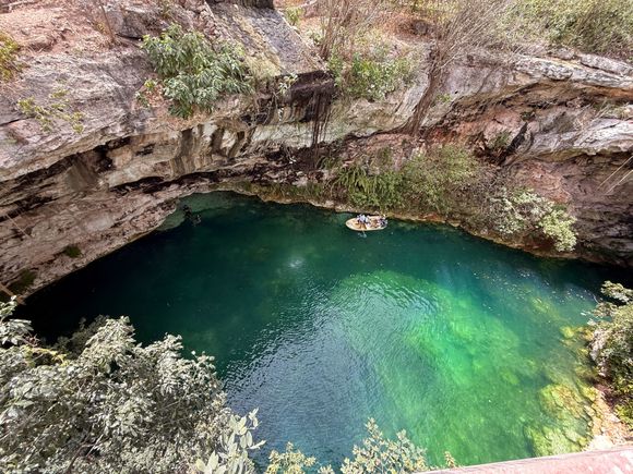 Beautiful blue green water