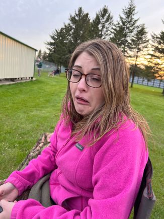 I posted this photo of her on fakebook. 