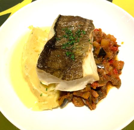 Cod fish & ratatouille 