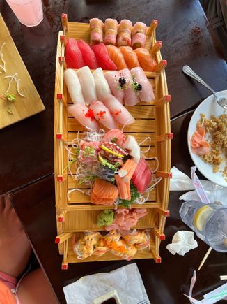 me and the two 14 year olds ordered "The Love Boat". We may have needed help finishing it.