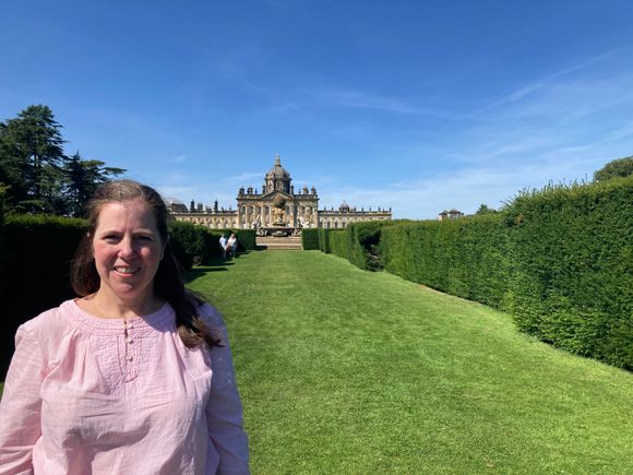 Me in front of Castle Howard 