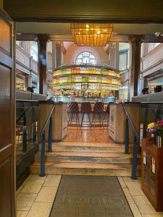 Former St. Mary church used as a restaurant bar, Near Henry Street, Dublin Ireland