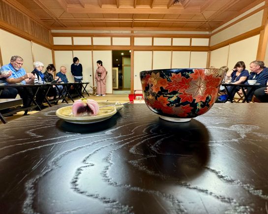 Matcha tea which Joyce and I don’t care for. At all….