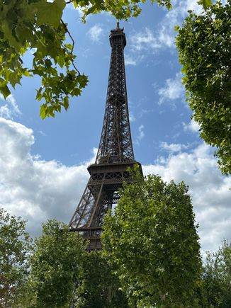 I still get excited when I see the Eiffel Tower, on my way back from the market