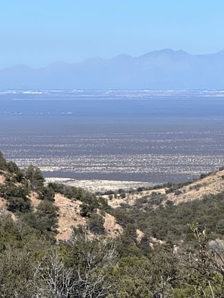 A view of Green Valley from the trail.