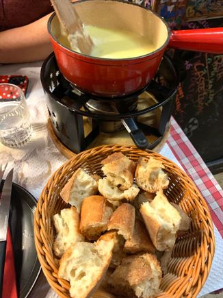 Cheese fondue