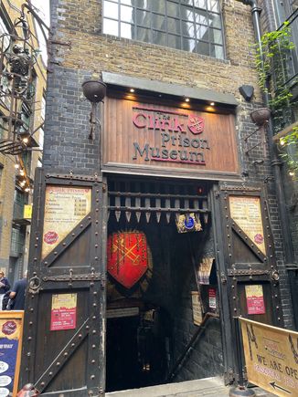 Part of the Palace was Clink's Prison, hence "sent to" the Clink