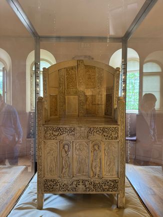 Ivory throne of Bishop Maximian at the Archbishop's Museum