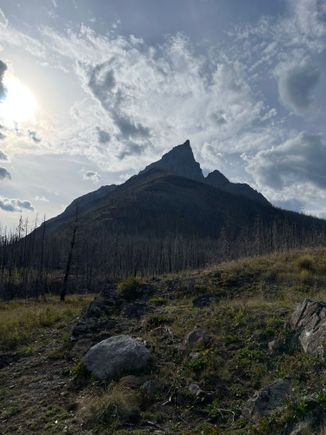 Trail near Blakiston Falls