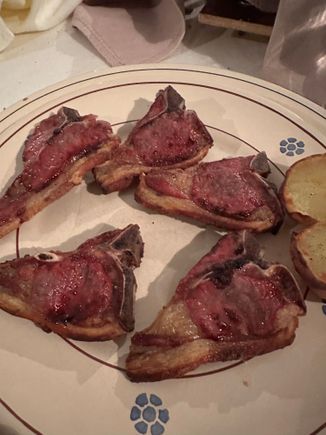 Dry lamb chops
