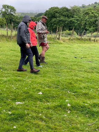 There go the volunteers!