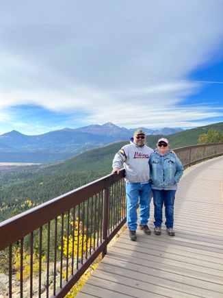 A couple of tourists in Colorado.