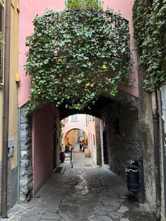 Our evening walk back to our hotel