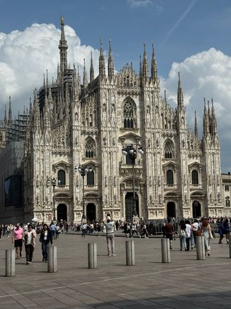 One last look at the magnificent Milano Duomo!