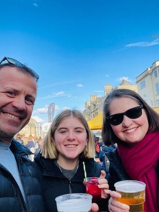 Street fair in Oxford. 