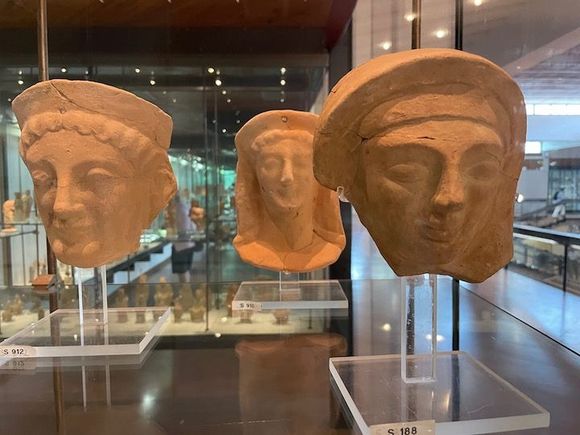 Artifacts for days in the amazing archaeological museums - this one at Agrigento.