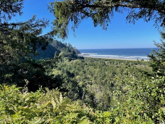 First stop was Beard's Hollow overlook.  When Lewis and Clark were here most of the green you see was beach but it's filled in over the last two hundred years.