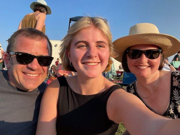 Avett Brothers concert. 